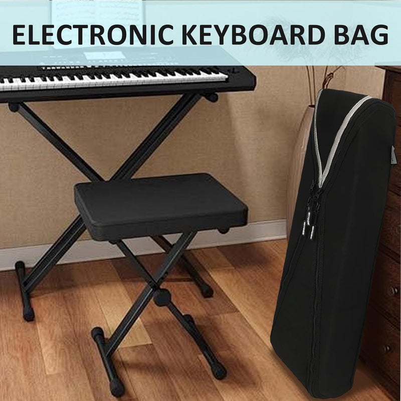 GETTOONE Electronic Keyboard Bag Piano Dust Cover Bag with Adjustable Straps Easy to Carry (M) - Image 4